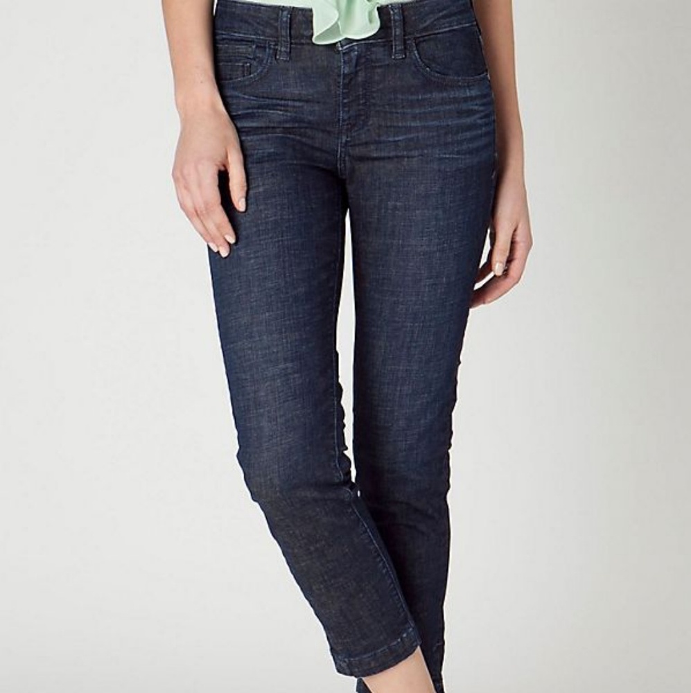 Anthropologie pilcro ankle Jeans 26 slit crop